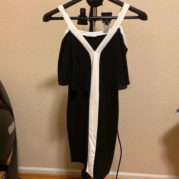 Zara black and white dress - Picture 2 of 2